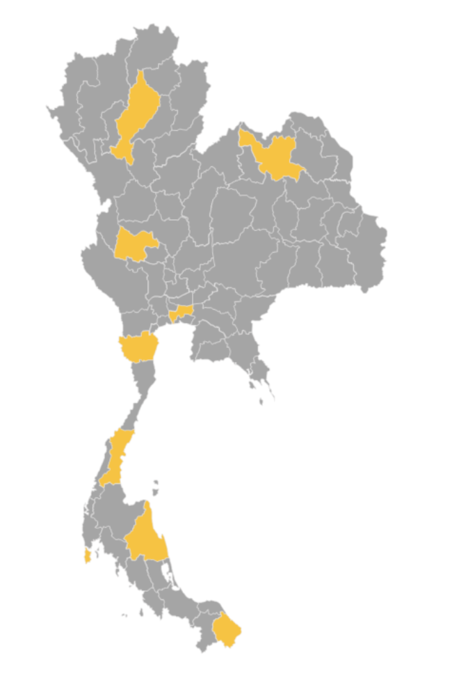 Map of Thailand